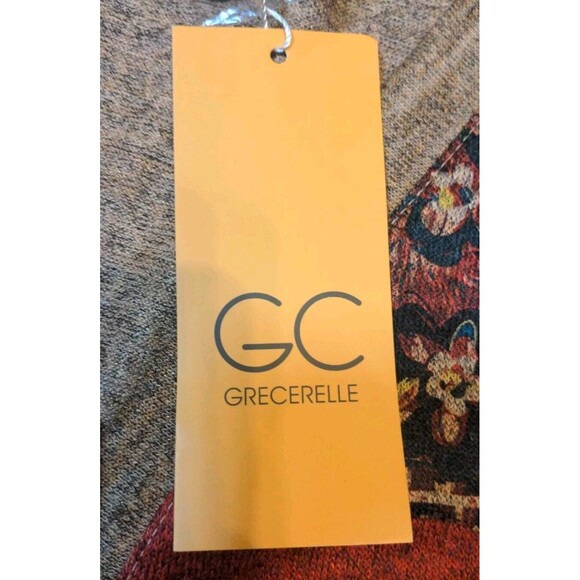 New GRECERELLE Womens Open Front Cardigan Button Down Ribbed Lightweight Top NWT - Picture 5 of 9